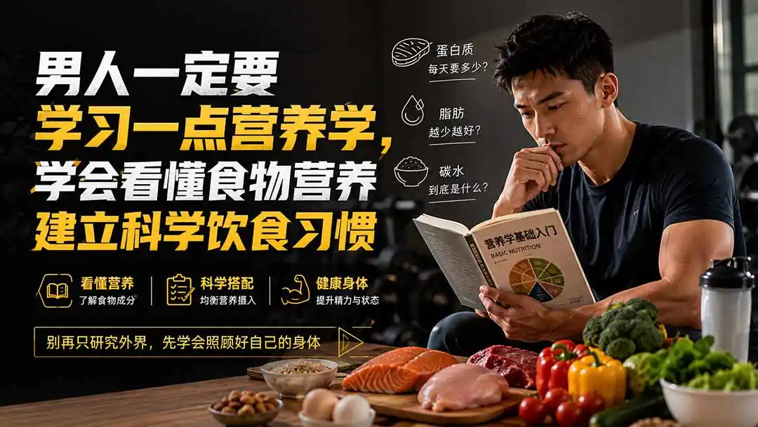 付费文章：男人一定要学习一点营养学，学会看懂食物营养建立科学饮食习惯 - 初创源码资源站-初创源码资源站