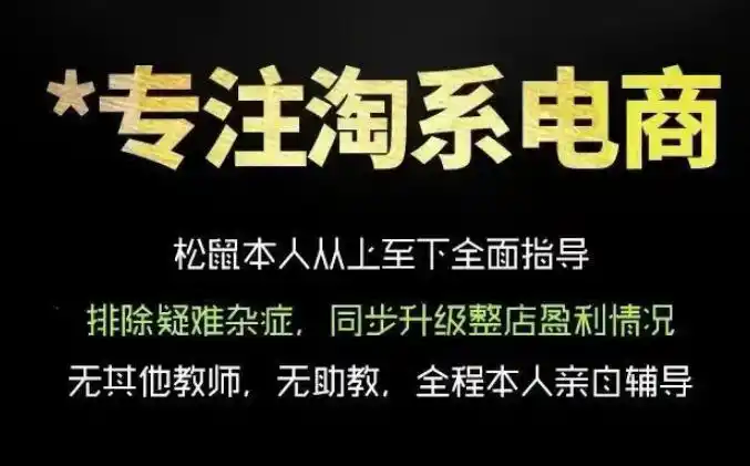 松鼠会电商VIP课程，从基础布局到高阶优化，助你掌握淘宝运营逻辑，提升店铺流量与转化(更新0815)-初创源码资源站