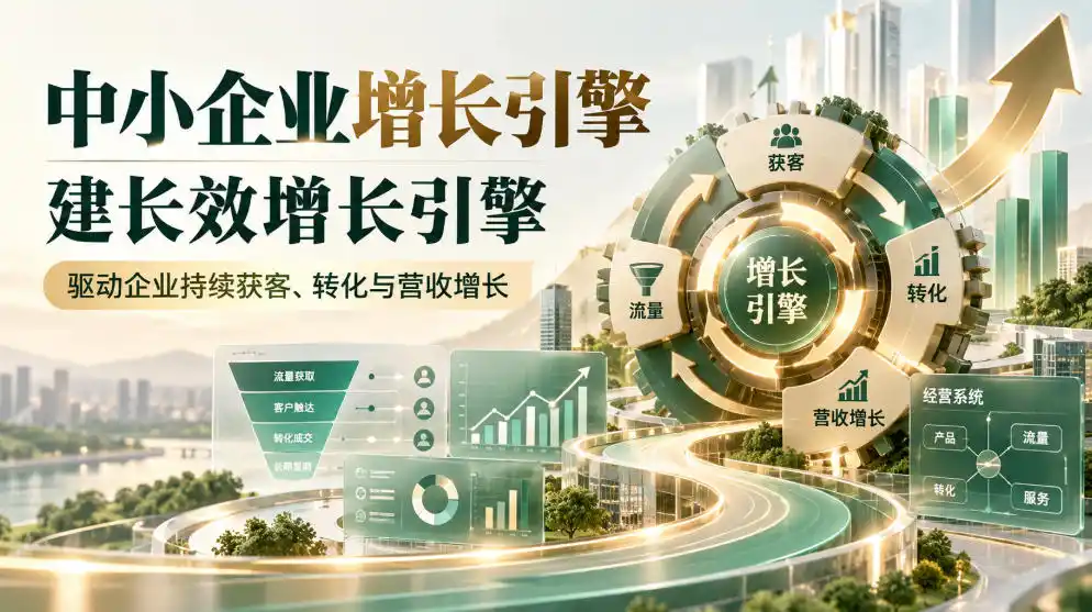 中小企业增长引擎，建长效增长引擎，驱动企业持续获客、转化与营收增长-初创源码资源站