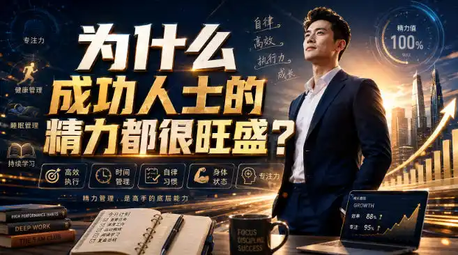 初创源码资源站 付费文章为什么成功人士的精力都很旺盛