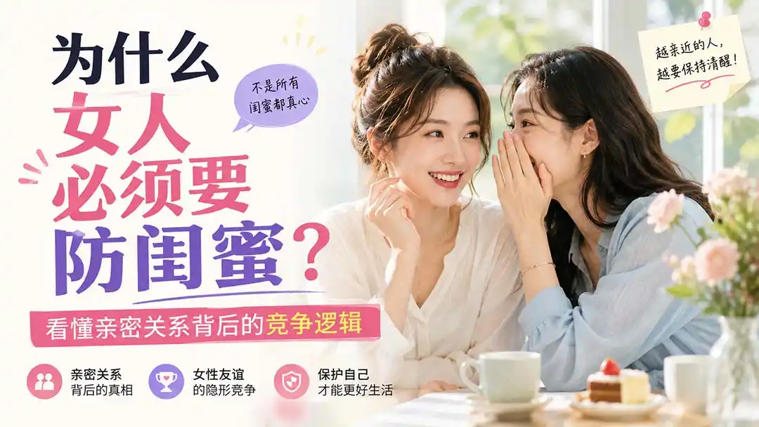 付费文章：为什么女人必须要防闺蜜？看懂亲密关系背后的竞争逻辑-初创源码资源站