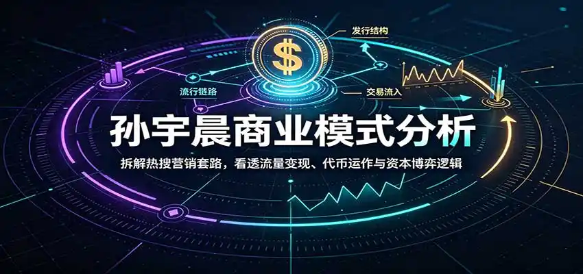 孙宇晨商业模式分析：拆解热搜营销套路，看透流量变现、代币运作与资本博弈逻辑-初创源码资源站