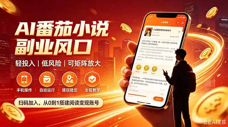 AI番茄全自动挂机｜24小时躺赚副业，轻投入|低风险|可矩阵放大 - 初创源码资源站-初创源码资源站