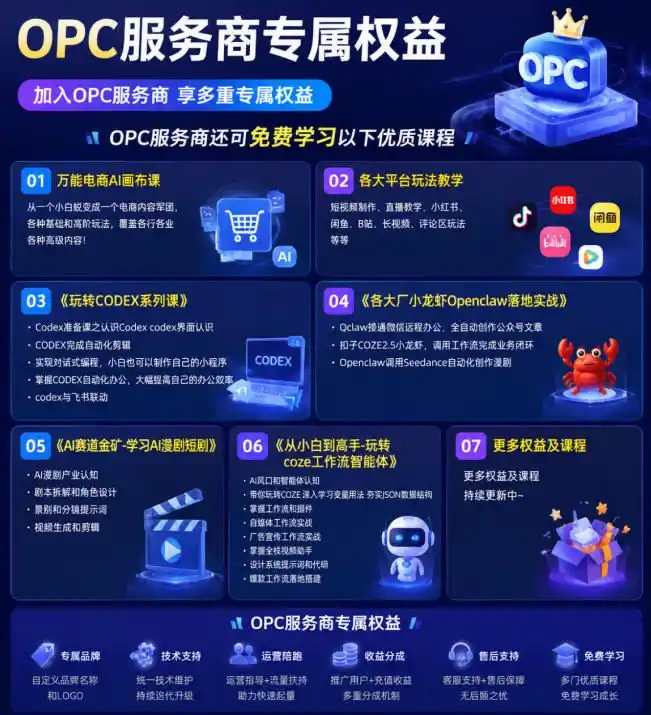 初创源码资源站 首发OPC一人公司项目单日500+手机电脑不限制打造属于自己的品牌画布AI产品收费陪跑揭秘