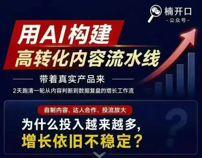 初创源码资源站 小红书AI内容生产2026年线下课完整现场还原版用AI构建高转化内容流水线
