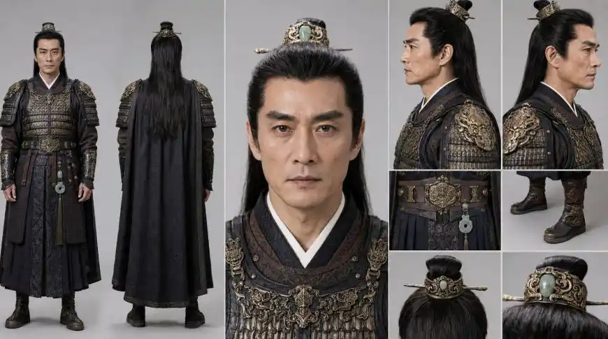 初创源码资源站 AI漫剧短剧人物资产200个古代言情人物+提示词再也不用到处去找提示词生成人物了