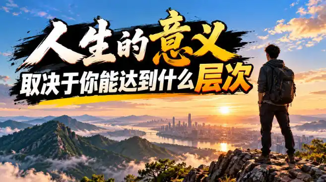 某公众号付费文章：人生的意义，取决于你能达到什么层次-初创源码资源站