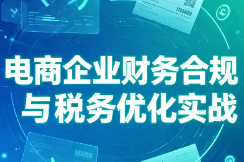 电商企业财务合规与税务优化实战 - 初创源码资源站-初创源码资源站