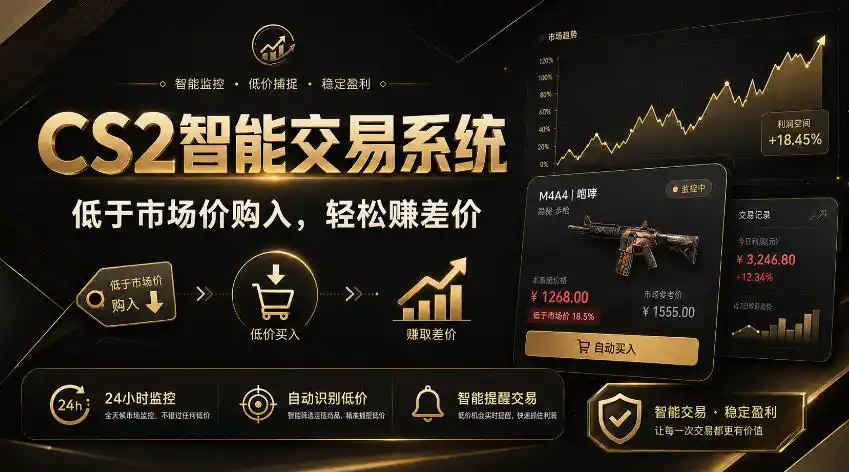 初创源码资源站 CS2智能交易系统轻松賺差价|自动运行无需自己挂G|数据支持任何形式验证揭秘